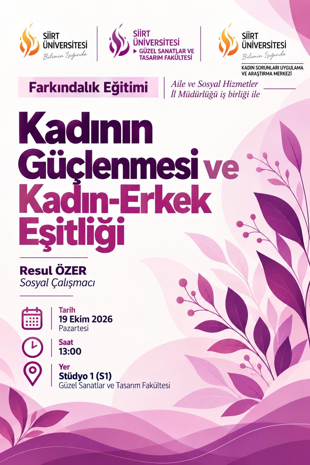 Bilimin Işığında Eşit Geleceğe: Kadının Güçlenmesi ve Kadın-Erkek Eşitliği